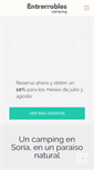 Mobile Screenshot of campingentrerrobles.com